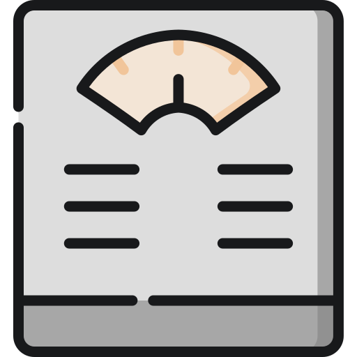 Báscula de baño icono gratis