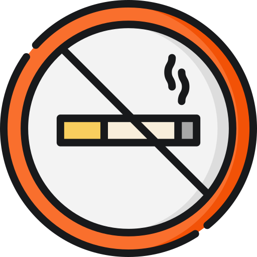 No smoking free icon No smoking free icon