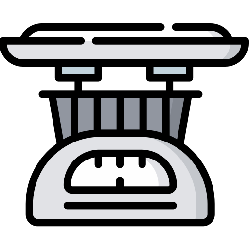 balanza de cocina icono gratis