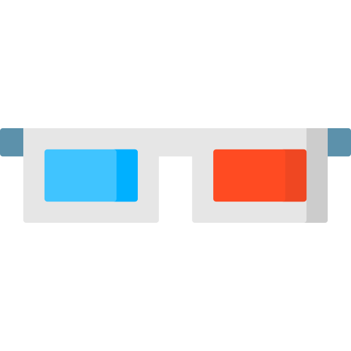 3d glasses - Free multimedia icons