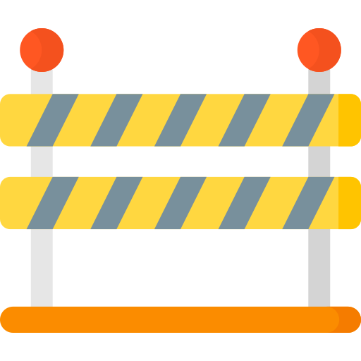 Road block - Free security icons