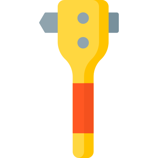 Glass hammer Special Flat icon