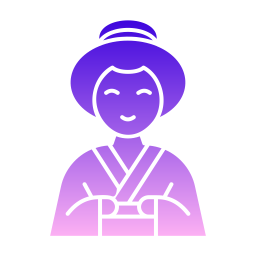 geisha icono gratis