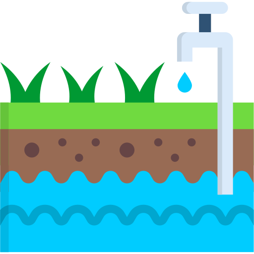 agua subterránea icono gratis