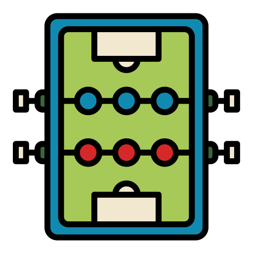futbolín icono gratis