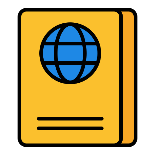 pasaporte icono gratis