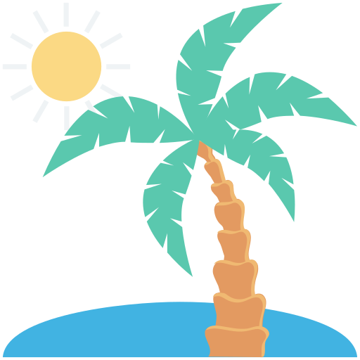 palmera icono gratis