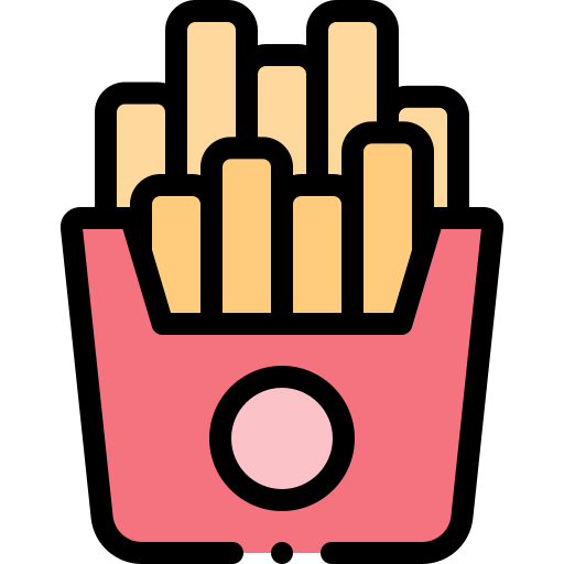 Francés fritas icono gratis