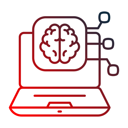 aplicación de inteligencia artificial icono gratis