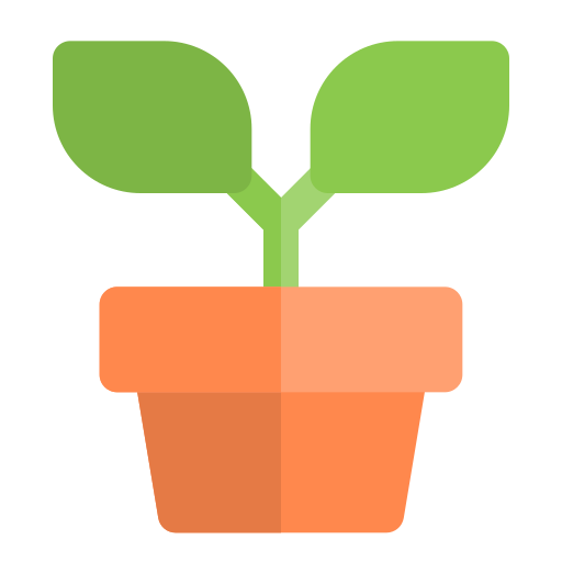 planta en maceta icono gratis