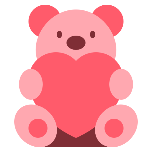 oso de peluche icono gratis