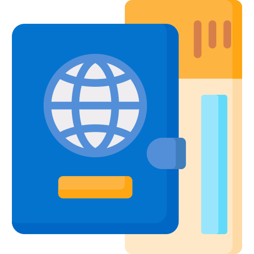 Pasaporte icono gratis