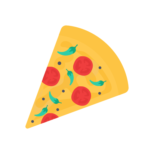 Pizza Dinosoft Flat icon