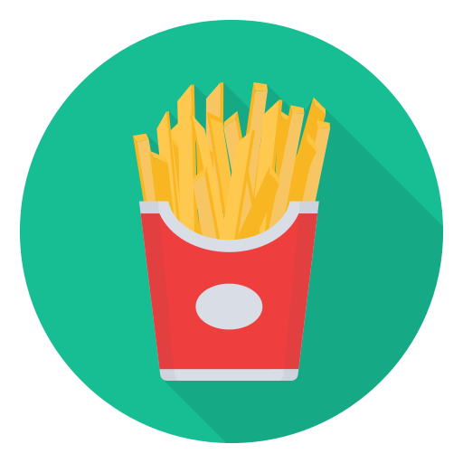 Francés fritas icono gratis