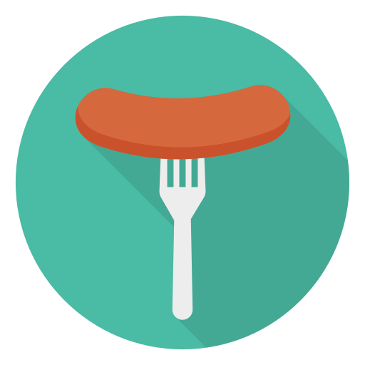 Sausage Dinosoft Circular icon