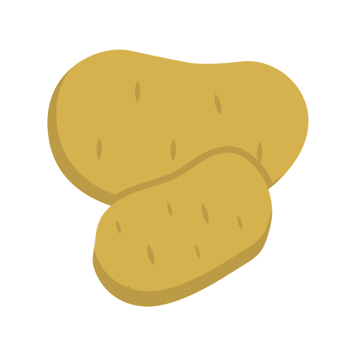 Potatoes Dinosoft Flat icon