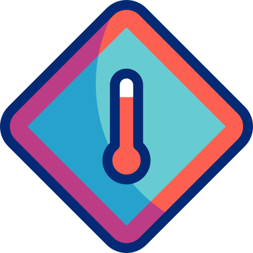 temperatura alta icono gratis