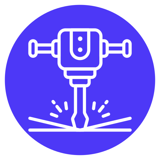 martillo neumático icono gratis