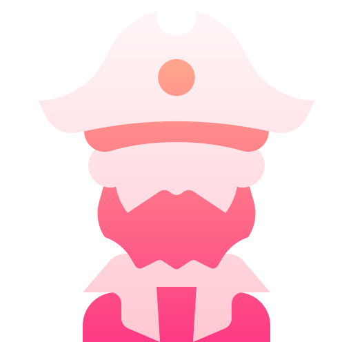 capitaine pirate Icône gratuit