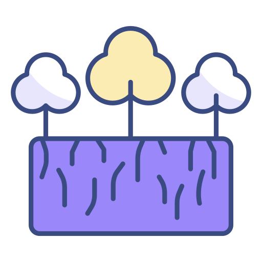 contaminación del suelo icono gratis