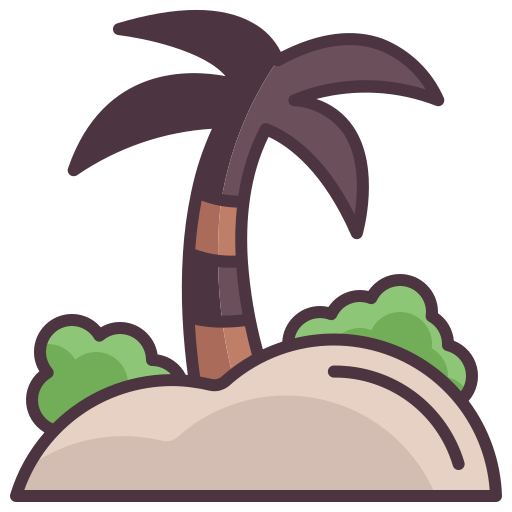 isla icono gratis