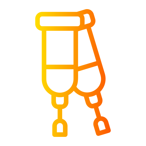 Crutches free icon