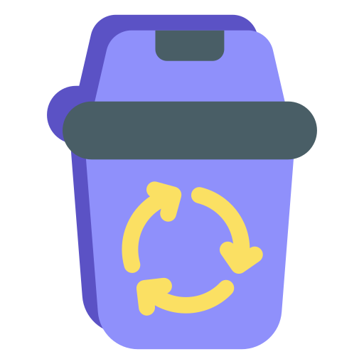 papelera de reciclaje icono gratis