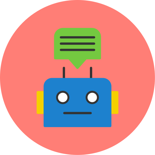 robot conversacional icono gratis