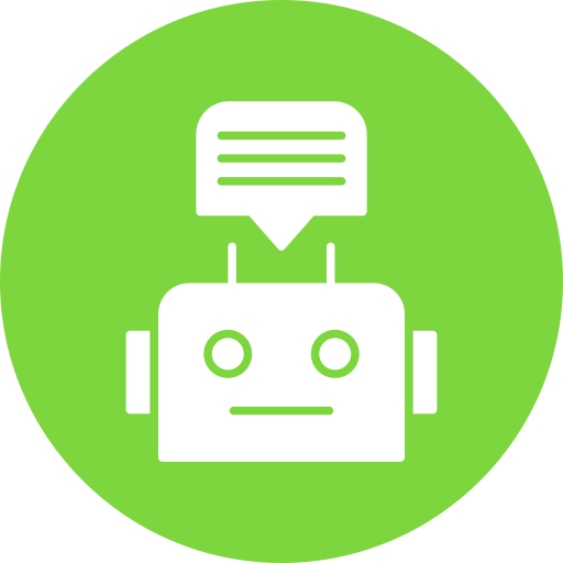 robot conversacional icono gratis