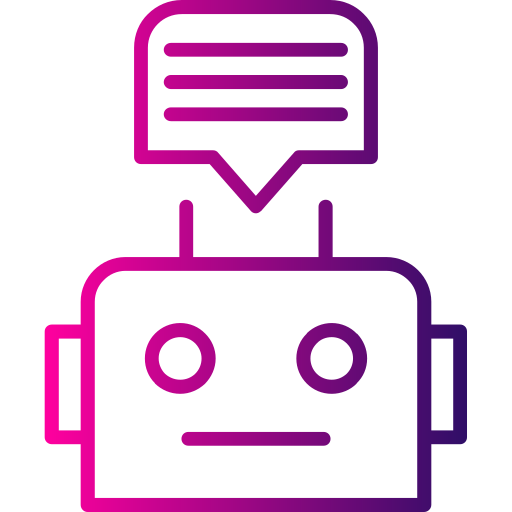 robot conversacional icono gratis