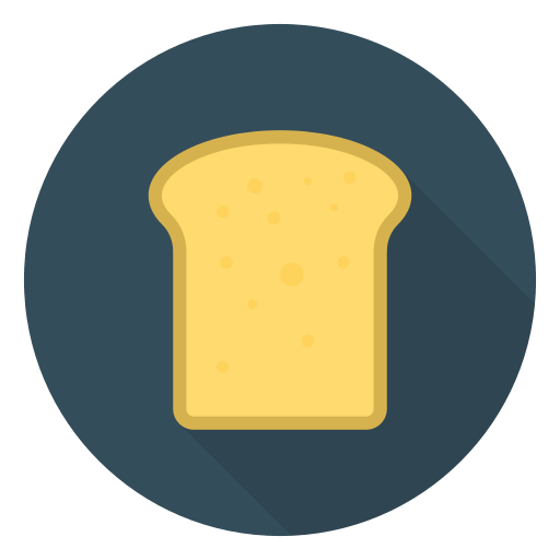 Bread Dinosoft Circular icon