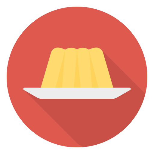 Flan icono gratis