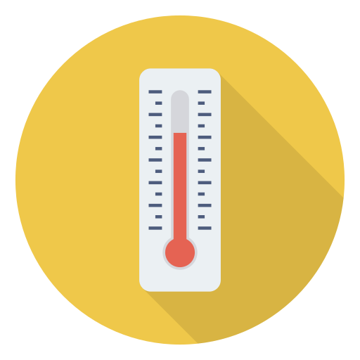 Thermometer free icon