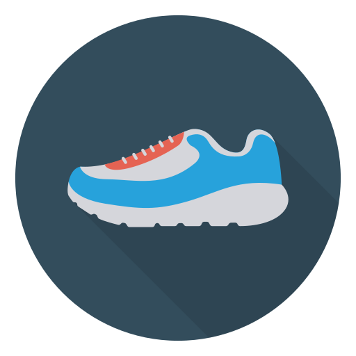 zapatos para correr icono gratis