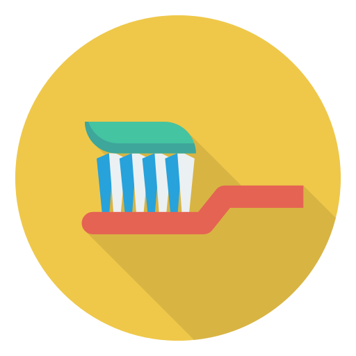 Toothbrush Dinosoft Circular icon