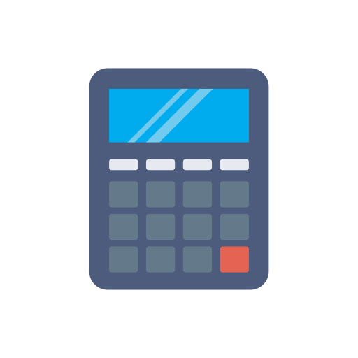 Calculator Dinosoft Flat icon