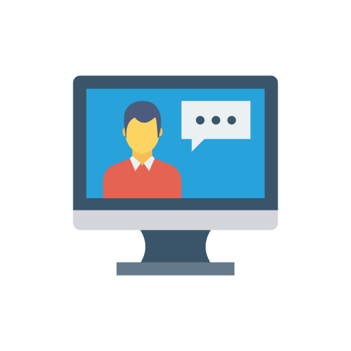 Videollamada icono gratis