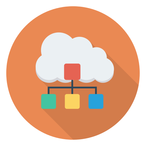 Cloud computing - free icon