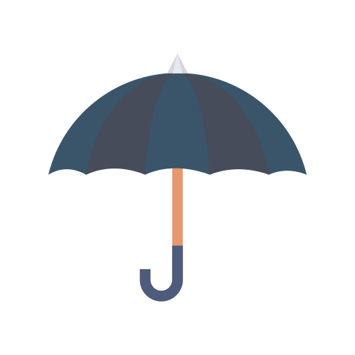 Umbrella Dinosoft Flat icon