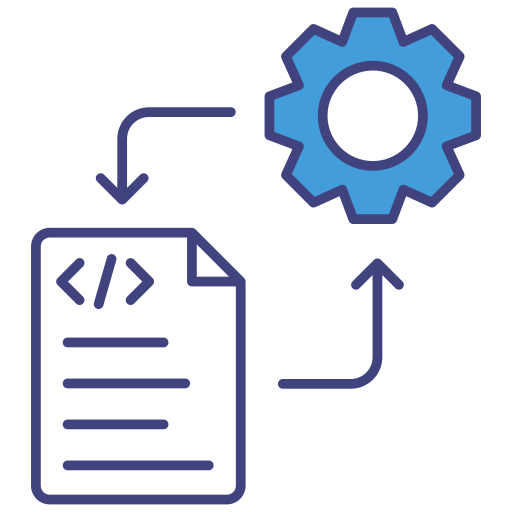 transformación de datos icono gratis