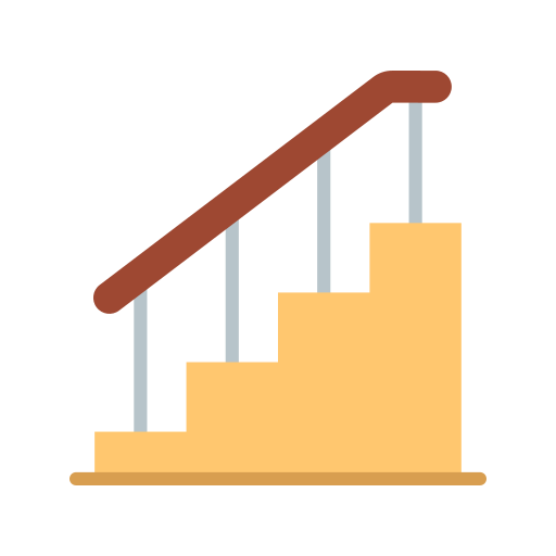Stairs free icon
