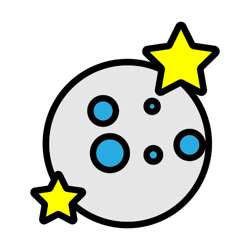 luna llena icono gratis