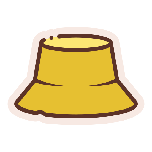 sombrero de pescador icono gratis