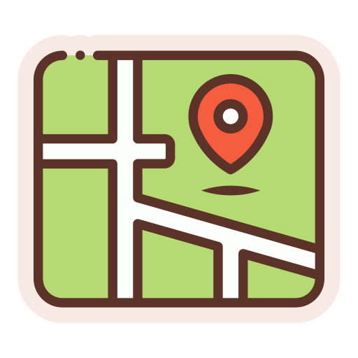 mapa de ubicación icono gratis