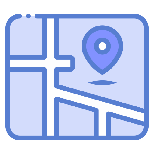 mapa de ubicación icono gratis