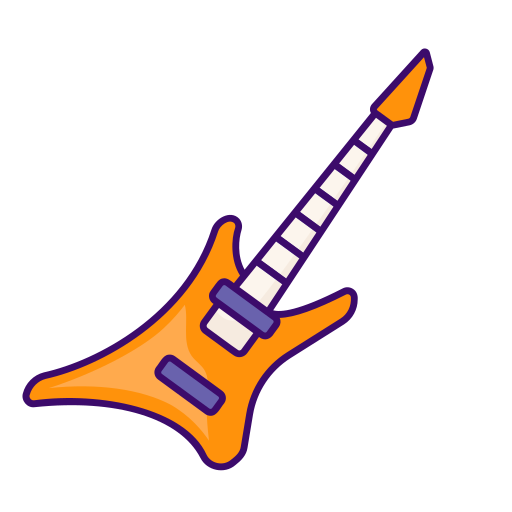 guitarra eléctrica icono gratis