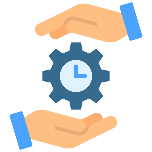 gestión del tiempo icono gratis
