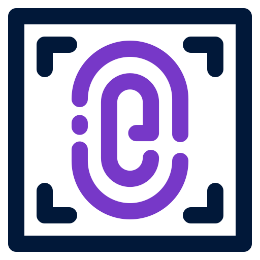 huella dactilar icono gratis