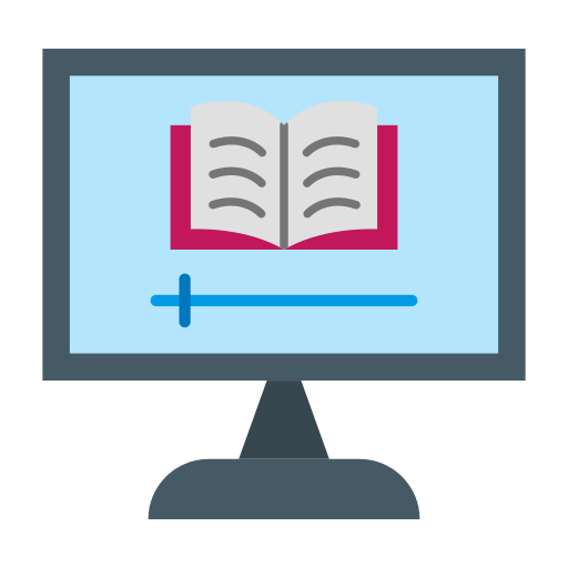 Online course free icon Online course free icon