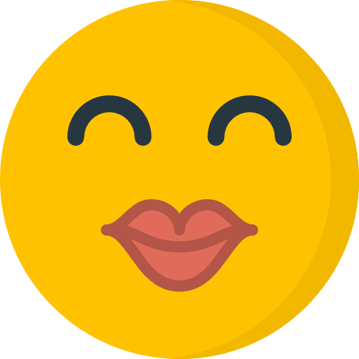 beso icono gratis
